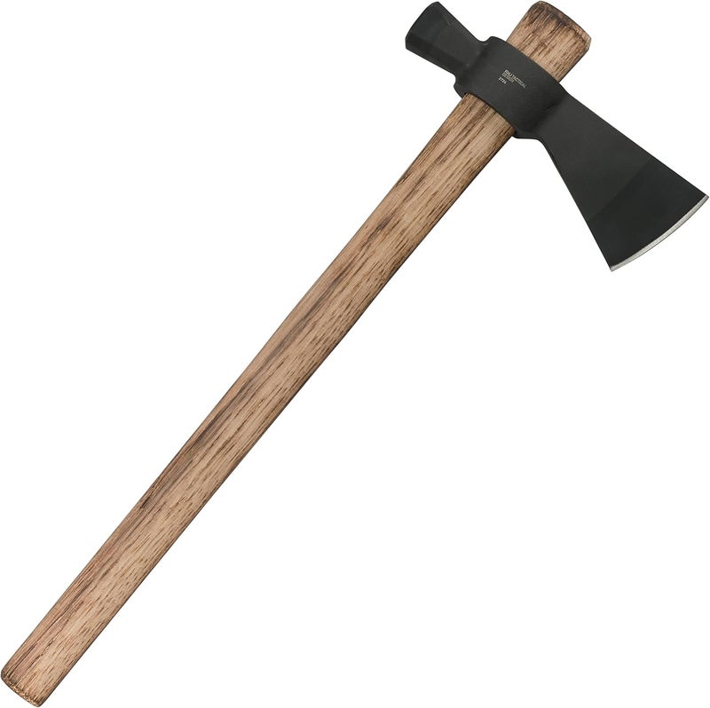 CRKT Chogan Hammer T-Hawk: Outdoor Camping Axe with Hammer Poll, Forged Carbon Steel Head, Tennessee Hickory Wooden Handle 2724 - Image 2